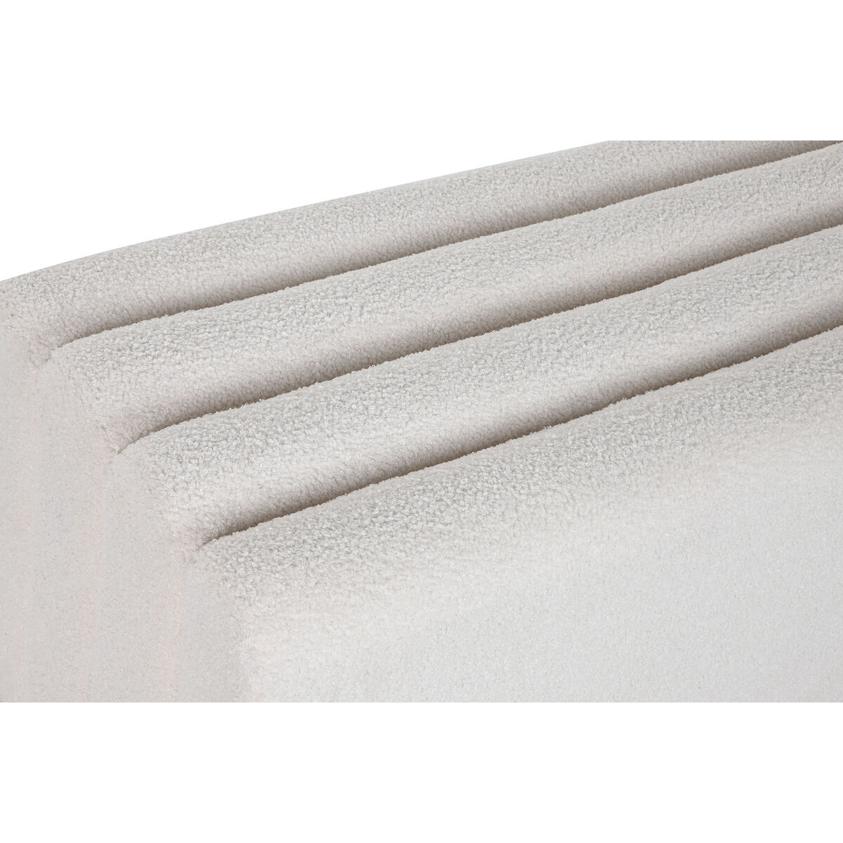 Kruk Home ESPRIT Wit Polyester Hout MDF 100 x 45 x 43 cm